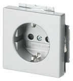 BJ 20 EUCRB-83 SCHUKO Steckdosen Einsatz o.Spreize alusilber future linear