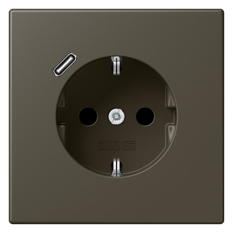 Jung LC1520-18C241 SCHUKO-Steckd.m.USB Typ C LC32140