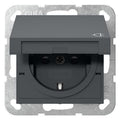 GIRA 475428 SCHUKO-Steckdose KD+Shutter SRK System 55 Anthrazit