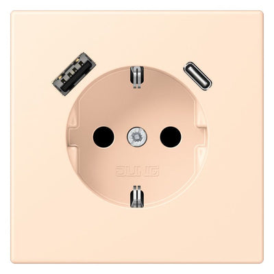 Jung LC1520-15CA238 SCHUKO-Steckd.m.USB Typ AC LC32123