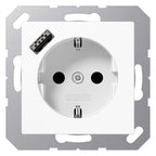 Jung A1520-18AWW SCHUKOsteckdose m.USB Typ A
