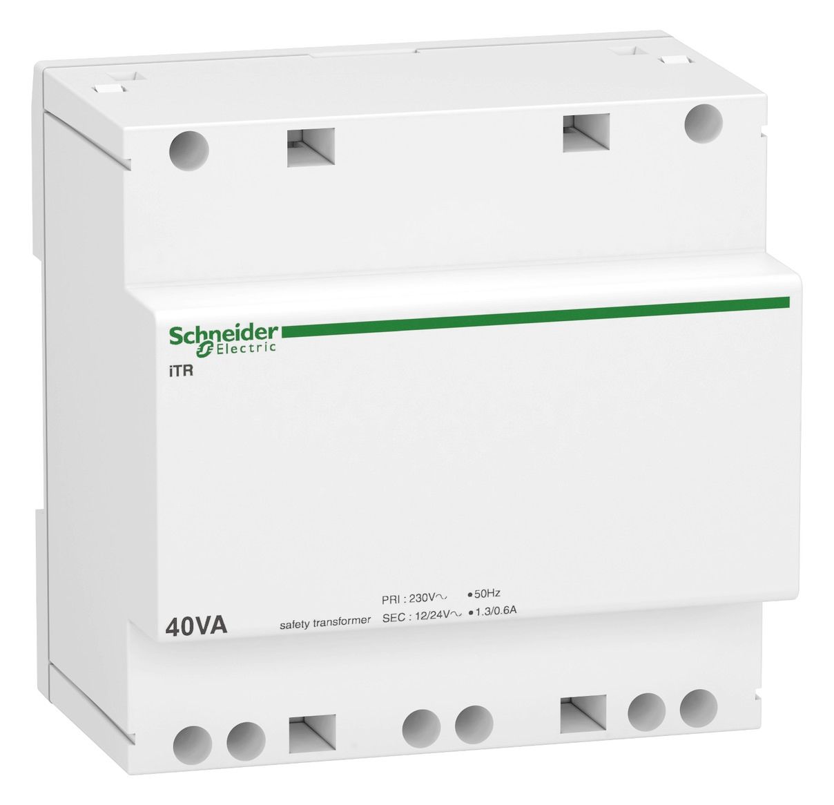 Schneider A9A15220 Sicherheitstrans- formator 40VA iTR 230VAC Ausg.12-24V
