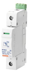GEWISS GWD6412 Überspannungsableiter Typ 2 230V 40kA 1P 1TE m.Modul+Kont.