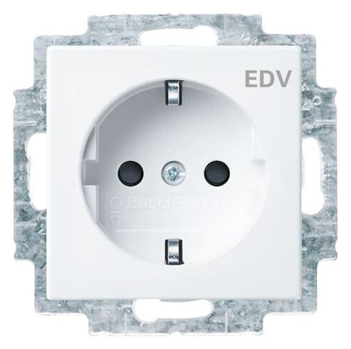BJ 20 EUCB/DV-914 SCHUKO Steckdose Bs EDV alpinweiß Busch-balance SI