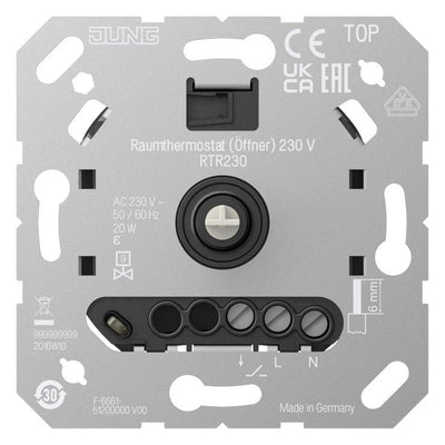 Jung RTR230 Raumthermostat (Öffner) 230V V