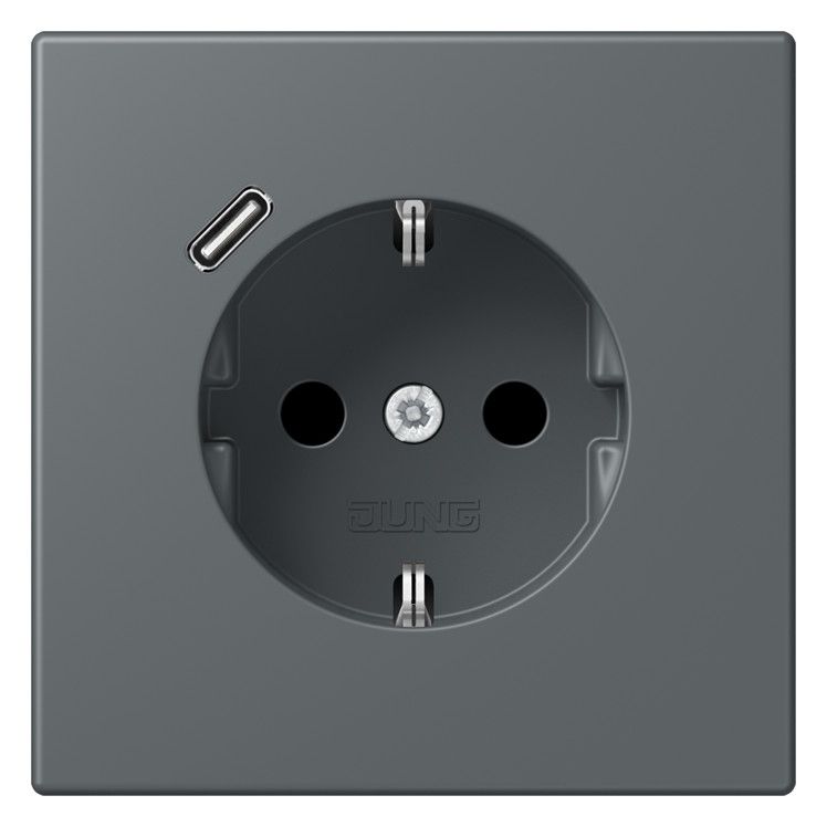 Jung LC1520-18C202 SCHUKO-Steckd.m.USB Typ C LC32010