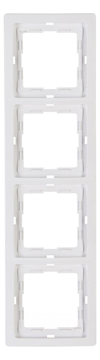 Kopp 400429069 VENEDIG Abdeckrahmen 4f reinweiß