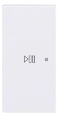 BJ 6237-21-44M Wippe 2-fach links Symbol "Play/Pause"