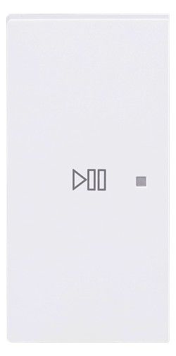 BJ 6237-21-44M Wippe 2-fach links Symbol "Play/Pause"