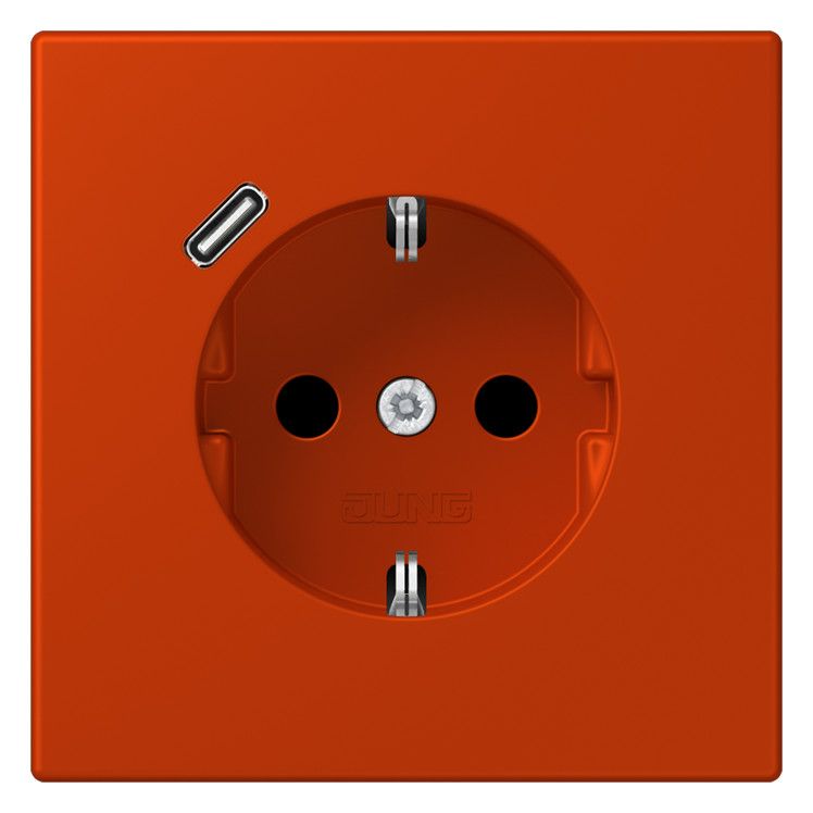 Jung LC1520-18C244 SCHUKO-Steckd.m.USB Typ C LC4320A