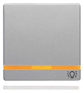 Berker 16216074 Wippe m.2beil.Linsen+ Aufdruck Symbol Licht Q.x alu samt lack.