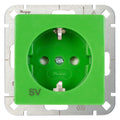 Kopp 920608008 HK05 Schuko Steckdose Aufdruck "SV" grün