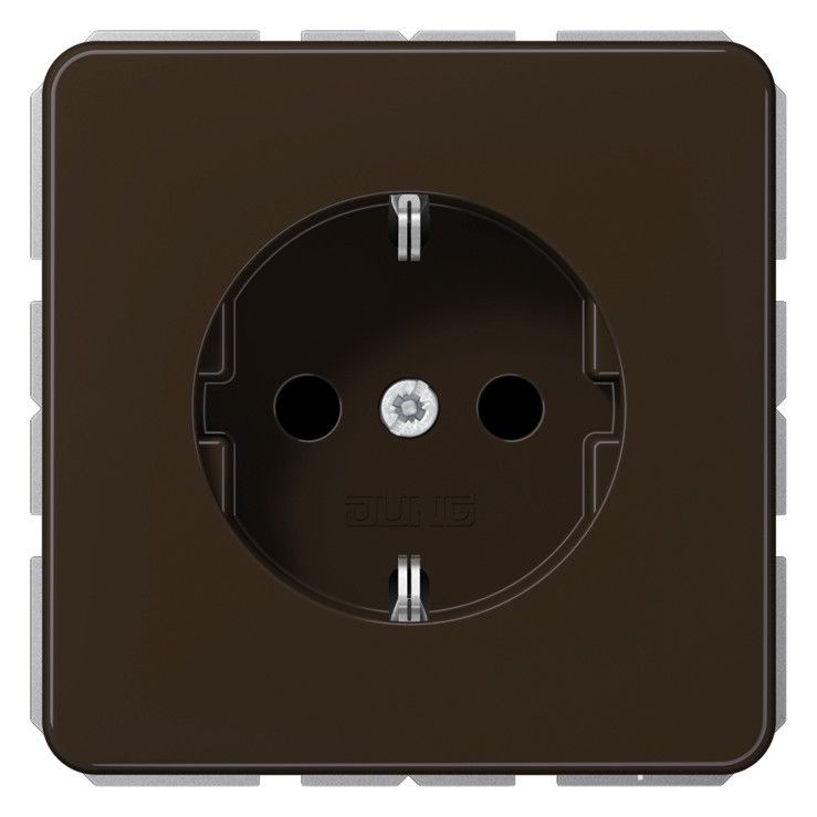 Jung CD 1521 BF BR SCHUKO®-Steckdose 16 A 250V ~ Schraubklemmen Thermoplast