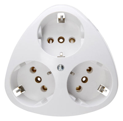 Kopp 100502000 STANDARD Schuko Steckdose 3f arktisweiß