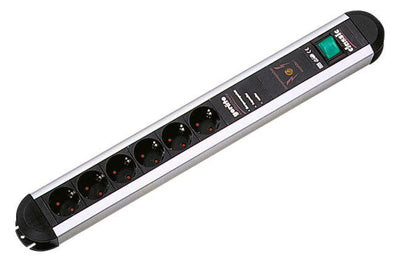 Bachmann 331.071 PRIMO 6xSchuko GVS 1xSchalter Strom 1,75m Schuko