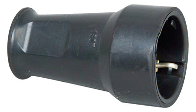 Kopp 180716003 Gummi Schuko Kuppl.Modell m.Knickschutz Einsatz Polyamid/Kappe