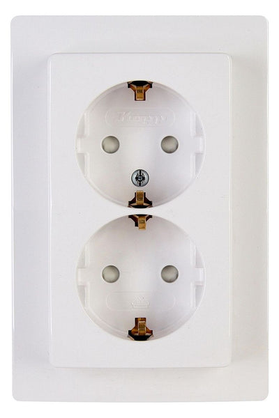 Kopp 920929087 VENEDIG Schuko Steckdose 2f erhöthemBer.schutz Komplettgerät