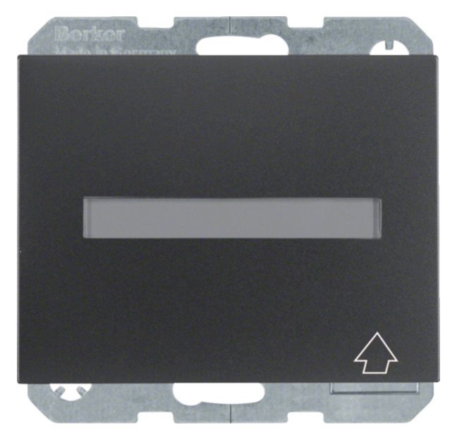 Berker 47527206 Steckdose SCHUKO+Klappd. B-feld+erh.BS K.1 anthrazit matt