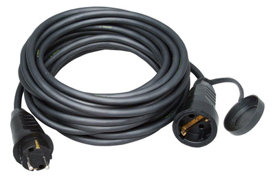 Kopp 140410048 Gummi verl Schuko Gummi Stecker u.Schuko Kuppl.m.10m ltg