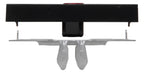 Kopp 490063000 HK07 Flächenwippe m.Linse rot schwarz matt