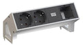 Bachmann 902.203 DESK2 2xSchuko 1xABD Strom 0,2m GST18 RAL9010