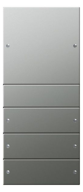 GIRA 2134601 Wippenset 4fach (1+3) System 55 Edelstahl