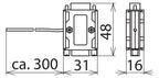 Dehn 924017 FS9EPB6 Überspannungsbleiter für D-SUB-Anschluss 9-polig