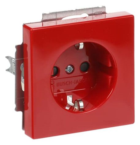 BJ 20 EUCKS-12-82-101 SCHUKO Steckdosen-Einsatz rt RAL3020 future