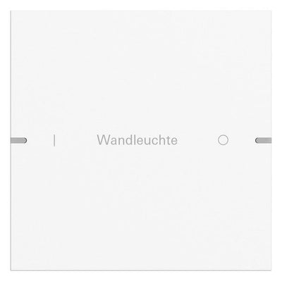 GIRA 5031927 Wippenset 1fach indiv. Tastsensor4 TS4 Alu Reinweiß seidenmatt