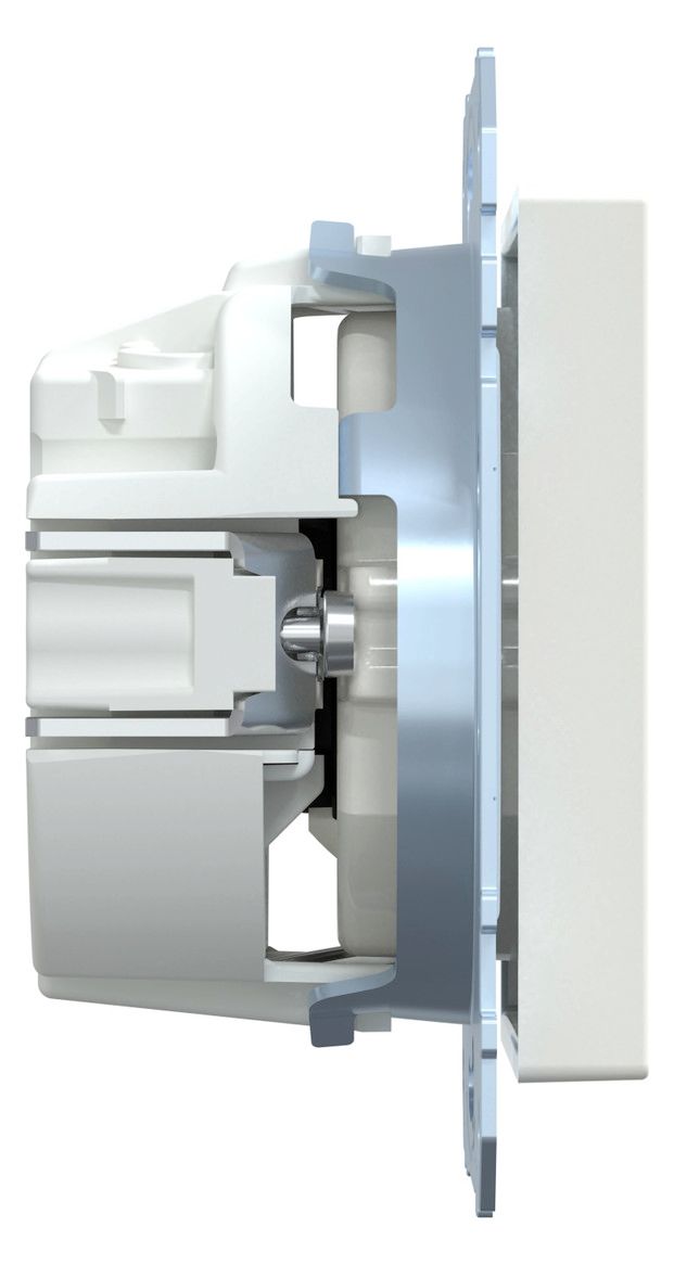 Mert MEG 2401-0319 SCHUKO-Steckdose SK polarweiß glänzend System M