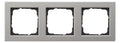 GIRA 021333 Abdeckrahmen 3fach E2 Edelstahl