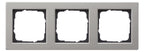 GIRA 021333 Abdeckrahmen 3fach E2 Edelstahl