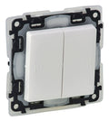 Legrand 752158 Doppelwechselschalter (SL) IP44 Valena Life ultraweiß