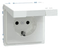 Mert MEG 2314-6035 SCHUKO-Steckdose m.Klappdeckel IP44 BRS StK Lotosweiß