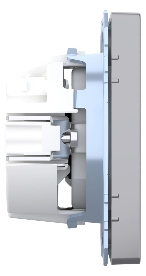 Mert MEG 2300-6036 SCHUKO-Steckdose BRS Steckklemme Edelstahl