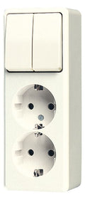 Jung 625 A SCHUKO® Zweifach-Steckdose 16 A 250 V ~ m.Serienschalter