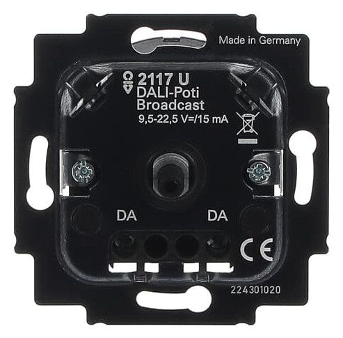BJ 2117 U DALI-Poti Broadcast UP Busch-Dimmer
