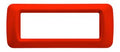 GEWISS GW22526 Abdeckrahmen System Top 6M Geranienrot