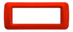 GEWISS GW22526 Abdeckrahmen System Top 6M Geranienrot