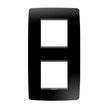 GEWISS GW16124TN Abdeckrahmen ONE International 2+2M vert. 71mm Tonerschw.