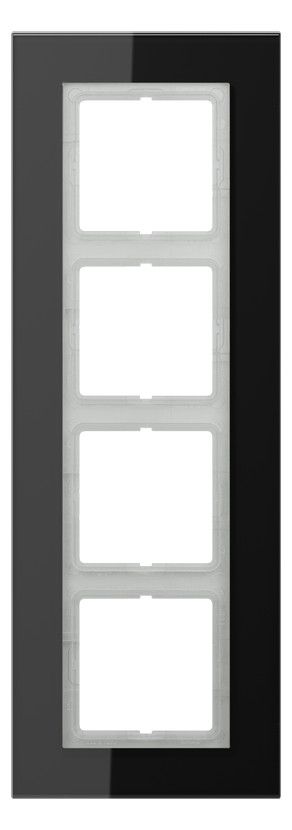 Jung LSP984GLSW Glasrahmen 4fach LS plus schwarz