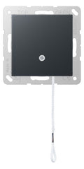 Jung A506BFNUZANM Zug-Wechselschalter bruchs. 10AX 250VAC Serie A anthr.matt