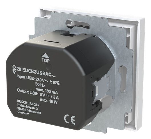 BJ 20 EUCB2USBAC-44G SCHUKO®-/USB-A+C Steckdose Safety+