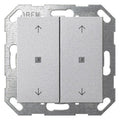 GIRA 517426 Taster Wippe 2fach Pfeile OneKNX System 55 Farbe Alu