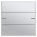 GIRA 575326 Wippenset 3fach Tastsensor4 System 55 Farbe Alu