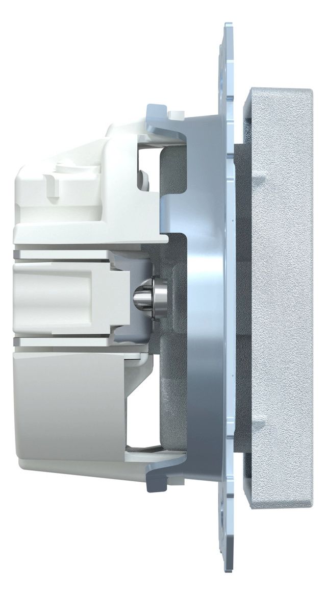 Mert MEG 2301-0460 SCHUKO-Steckdose StK aluminium System M