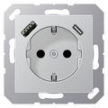 Jung A1520-15CAAL SCHUKOsteckdose m.USB Typ AC