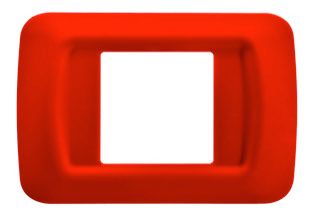 GEWISS GW22522 Abdeckrahmen System Top 2M Geranienrot