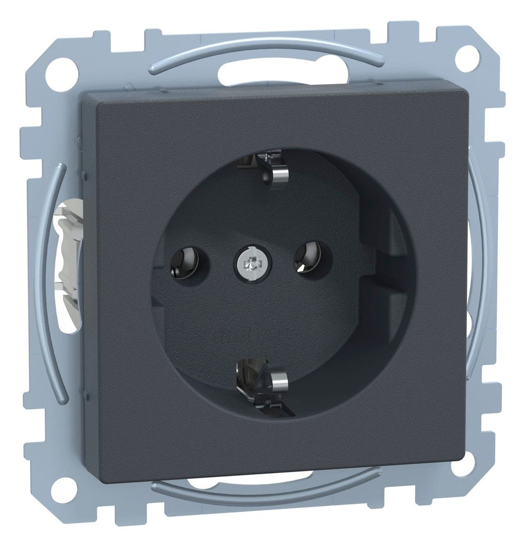 Mert MEG 2401-0414 SCHUKO-Steckdose SK anthrazit System M