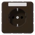 Jung CD1520BFNABR SCHUKO Steckdose Schriftfeld bruchsicher braun